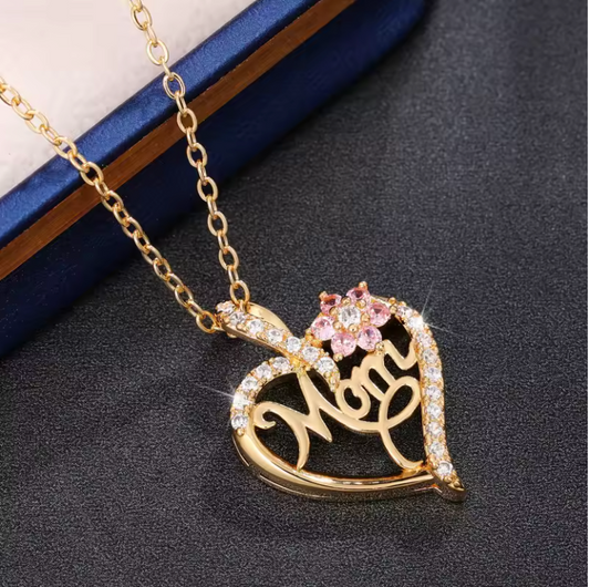 Mom Heart Necklace