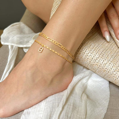 Diamond Letter Anklet (Low on Stock)