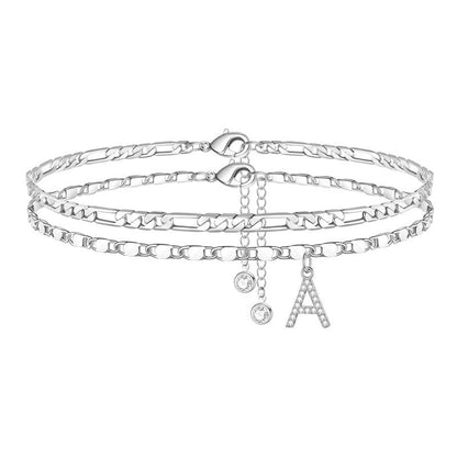 Diamond Letter Anklet (Low on Stock)