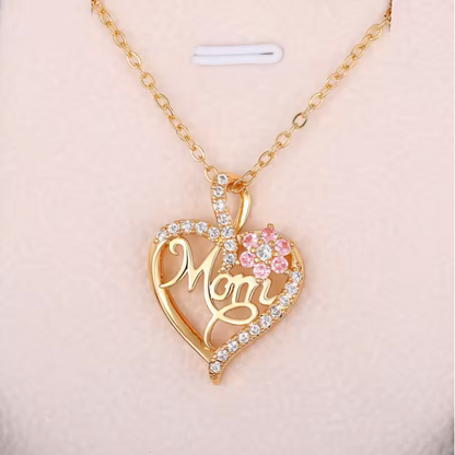Mom Heart Necklace