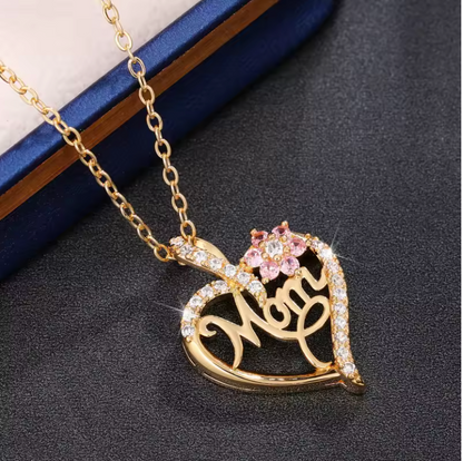 Mom Heart Necklace