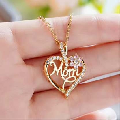 Mom Heart Necklace